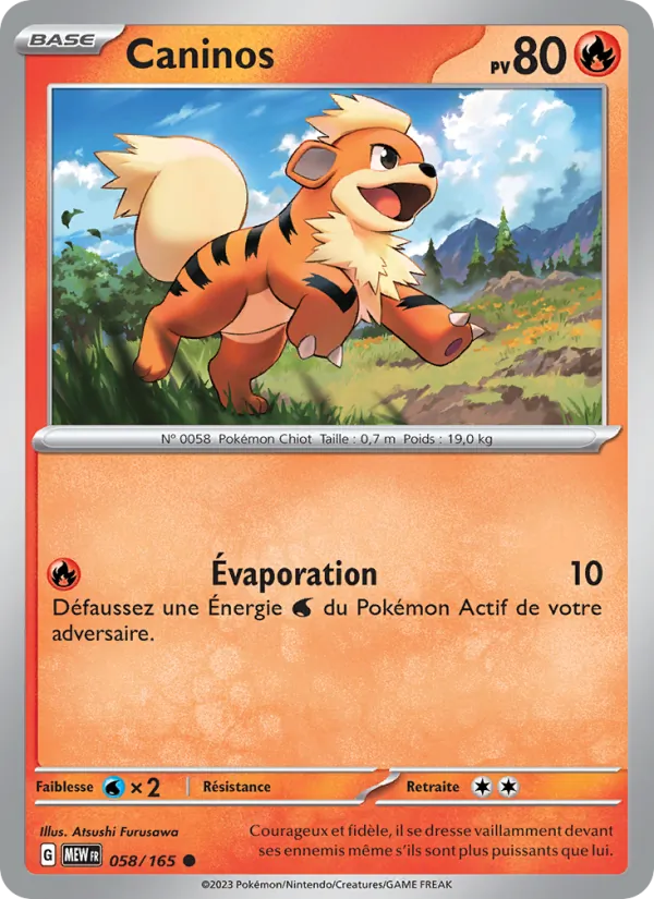 Growlithe (MEW 058)