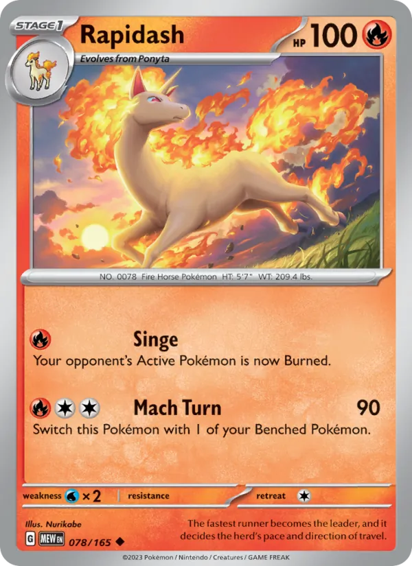 Rapidash (MEW 078)