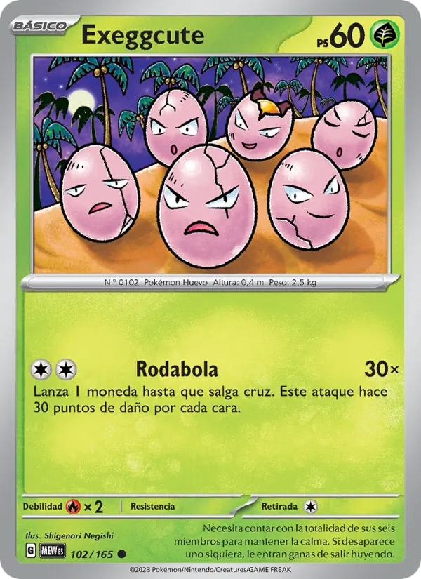 Exeggcute (MEW 102)