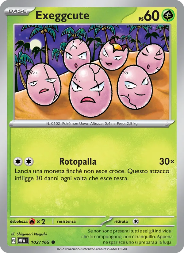 Exeggcute (MEW 102)