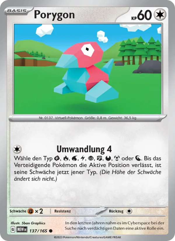 Porygon (MEW 137)