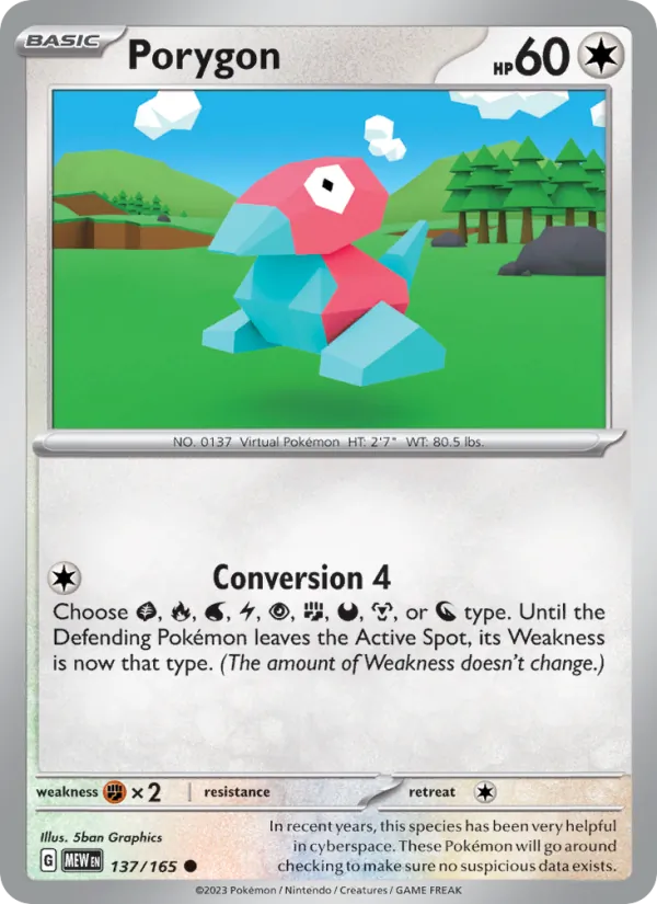 Porygon (MEW 137)