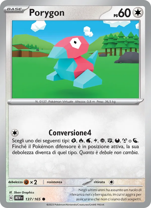 Porygon (MEW 137)