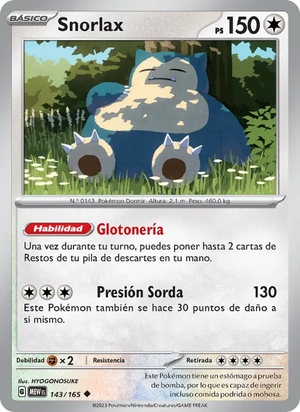 Snorlax (MEW 143)