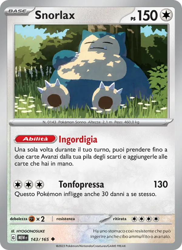 Snorlax (MEW 143)
