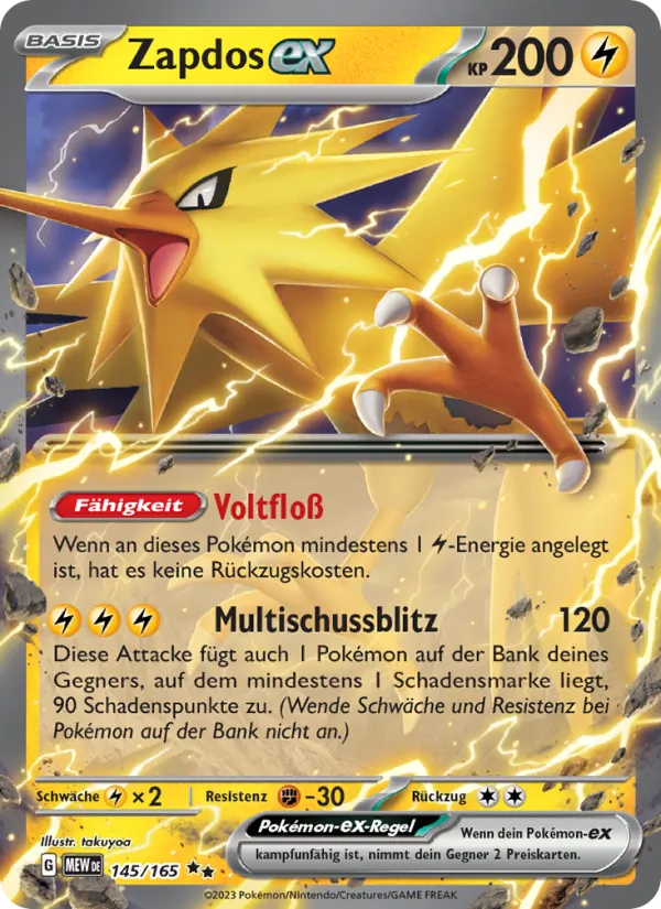 Zapdos ex (MEW 145)