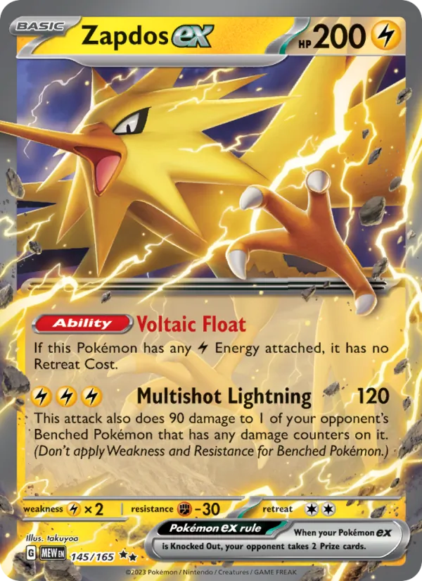 Zapdos ex (MEW 145)