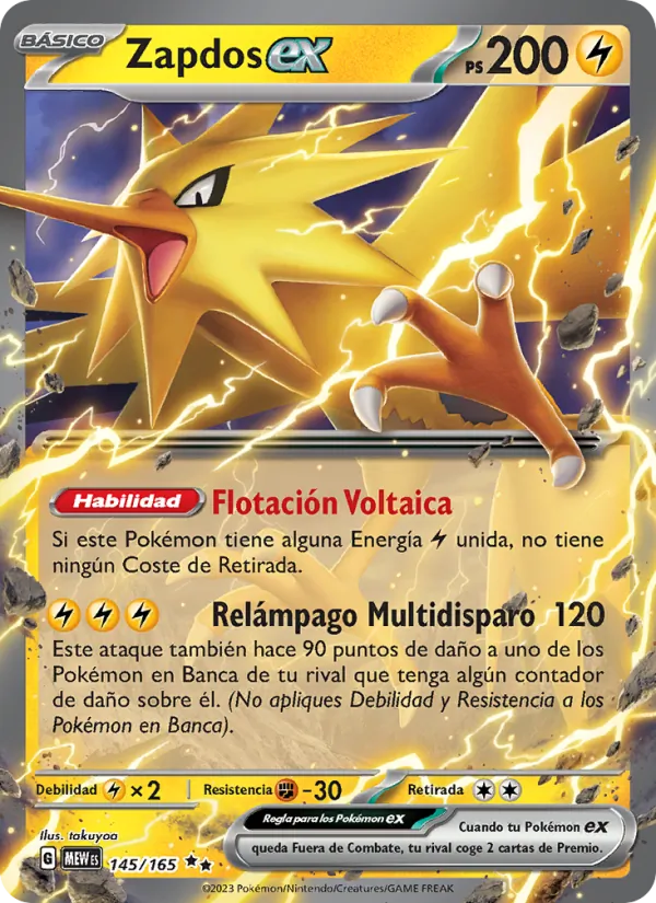 Zapdos ex (MEW 145)