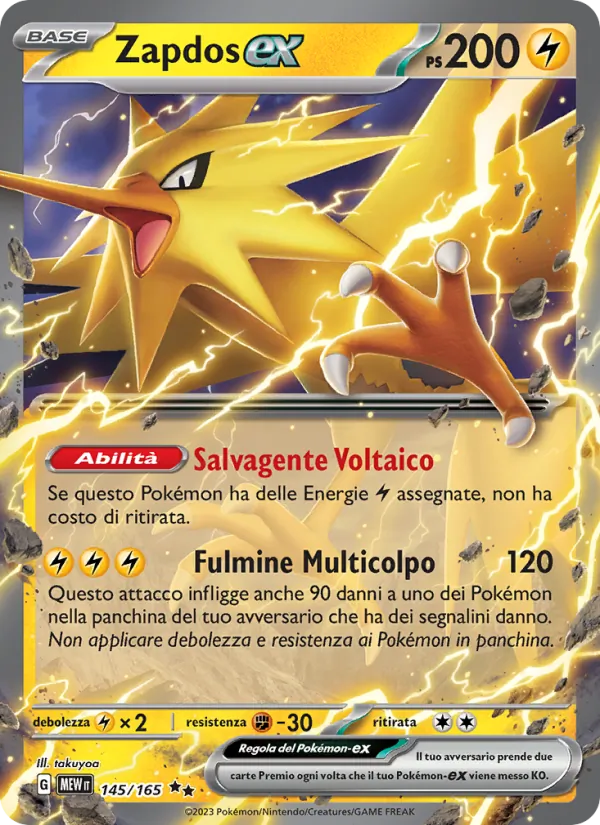 Zapdos ex (MEW 145)