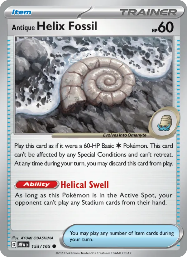 Antique Helix Fossil (MEW 153)