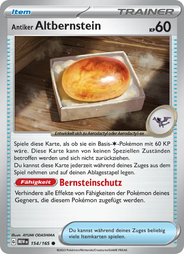 Antiker Altbernstein (MEW 154)