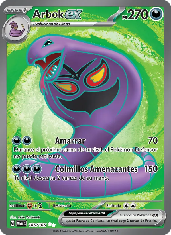 Arbok ex (MEW 185)