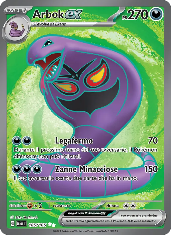 Arbok ex (MEW 185)