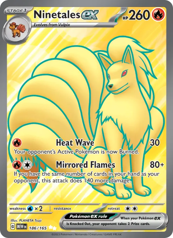 Ninetales ex (MEW 186)