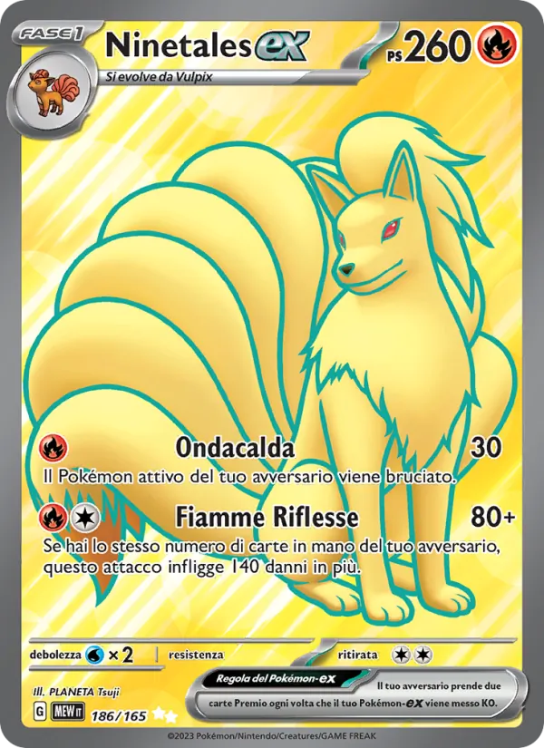 Ninetales ex (MEW 186)
