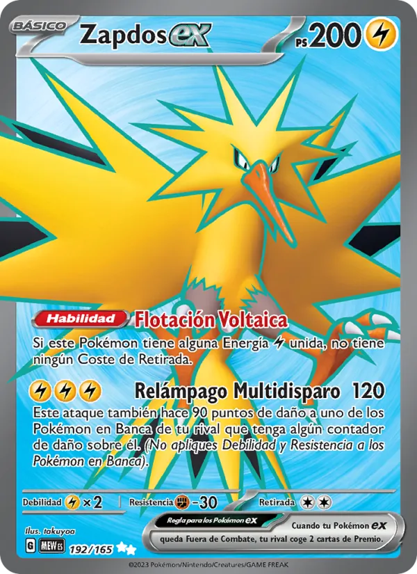 Zapdos ex (MEW 192)