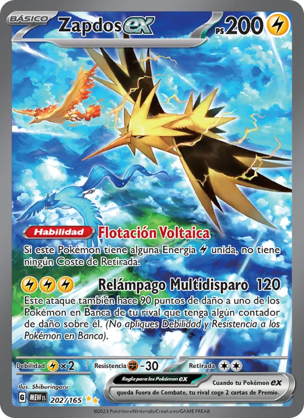 Zapdos ex (MEW 202)