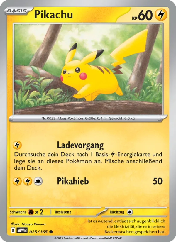 Pikachu (MEW 025)