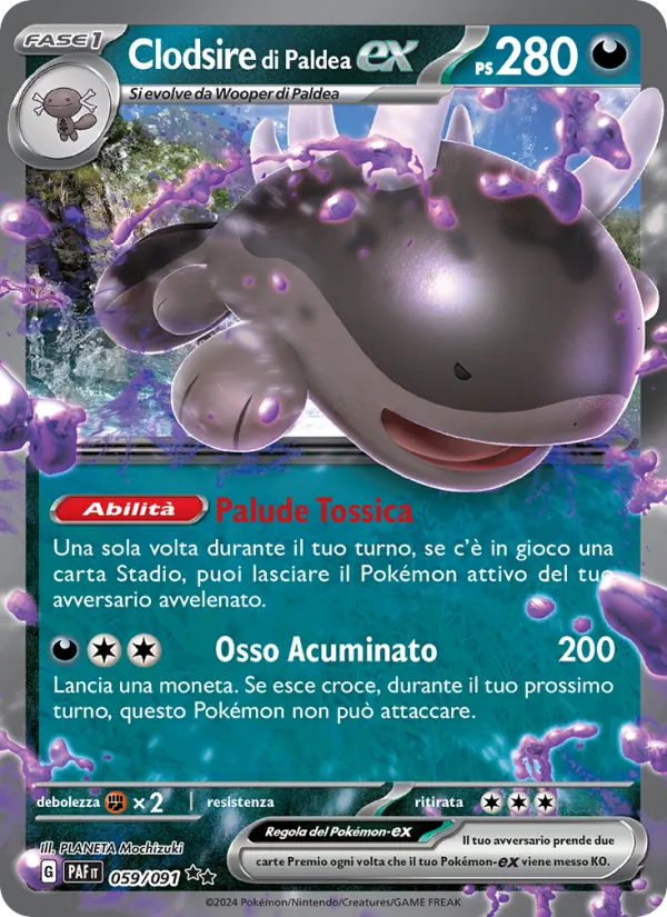 Paldean Clodsire ex (PAF 059)