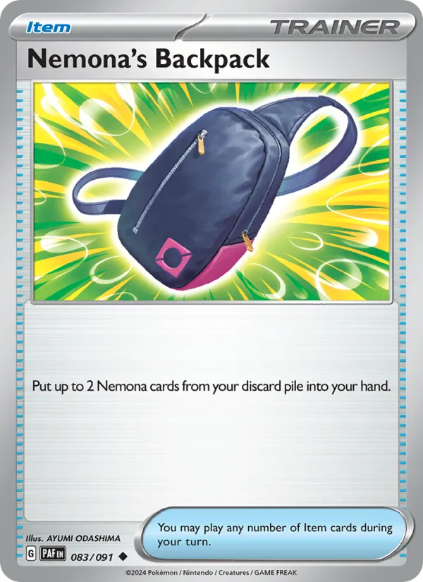 Nemona's Backpack (PAF 083)