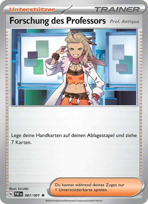Forschung des Professors - Professor Antiquas (PAF 087)