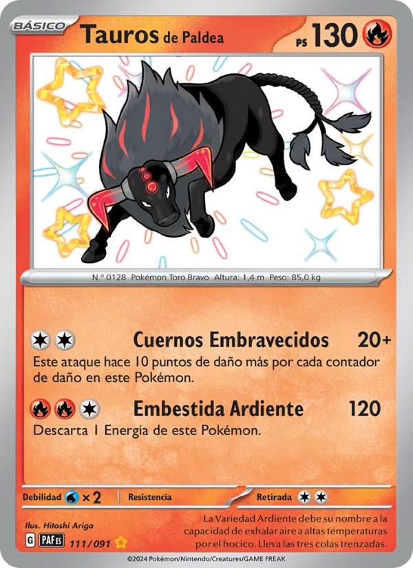 Paldean Tauros (PAF 111)
