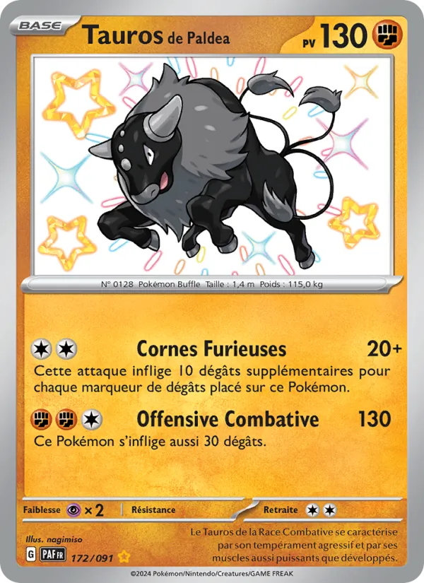 Paldean Tauros (PAF 172)