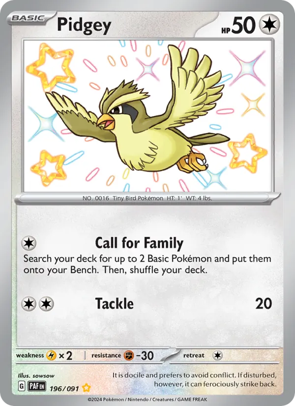 Pidgey (PAF 196)