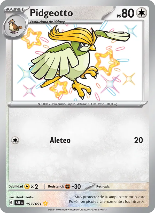 Pidgeotto (PAF 197)