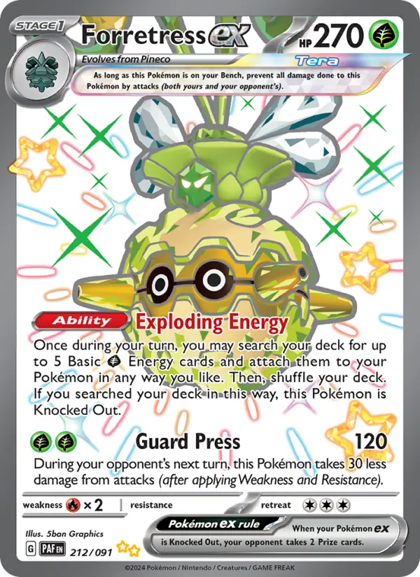 Forretress ex (PAF 212)