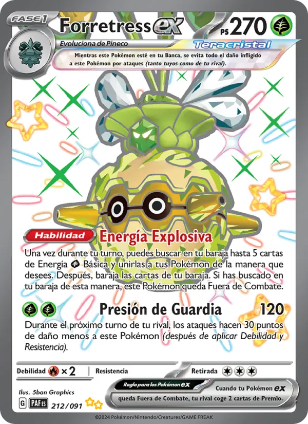 Forretress ex (PAF 212)