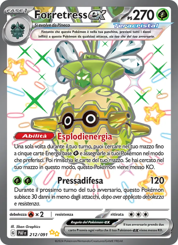 Forretress ex (PAF 212)