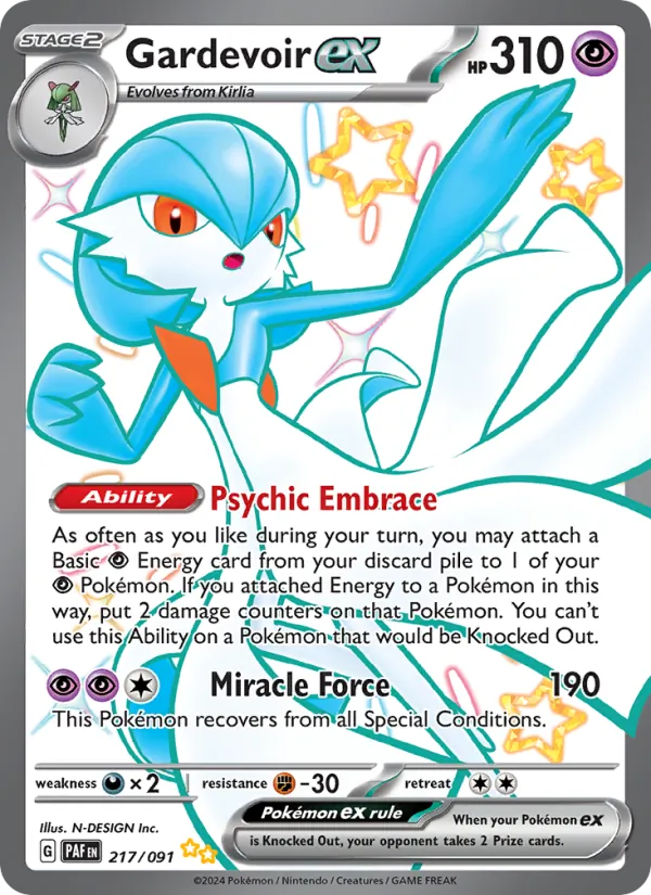 Gardevoir ex (PAF 217)