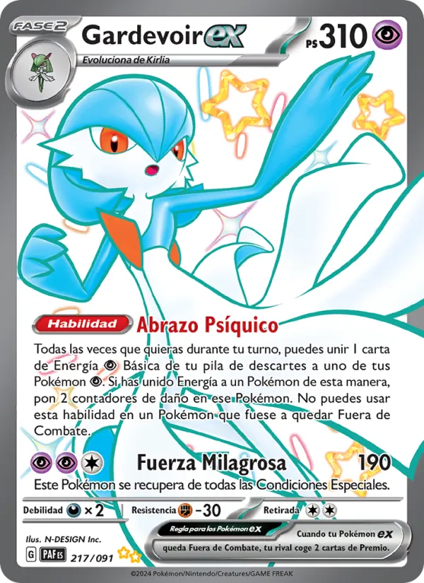 Gardevoir ex (PAF 217)