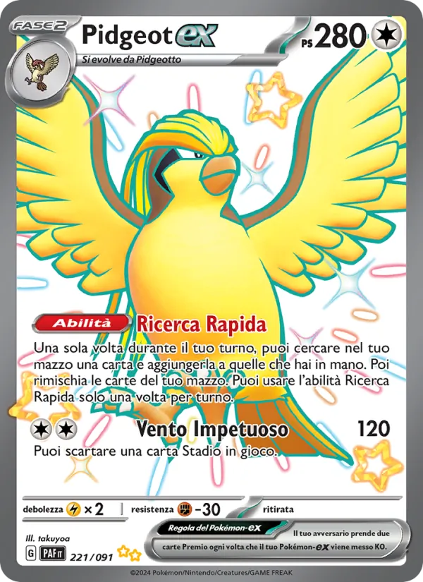 Pidgeot ex (PAF 221)