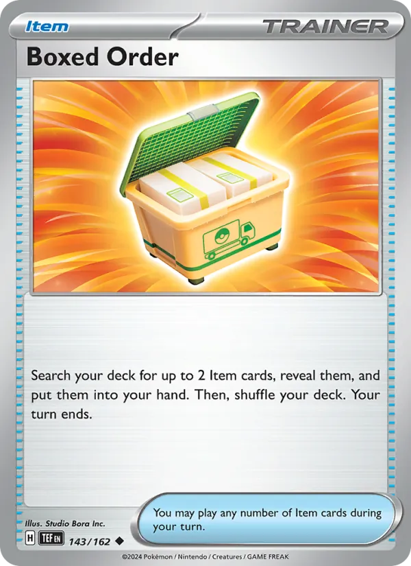 Boxed Order (TEF 143)