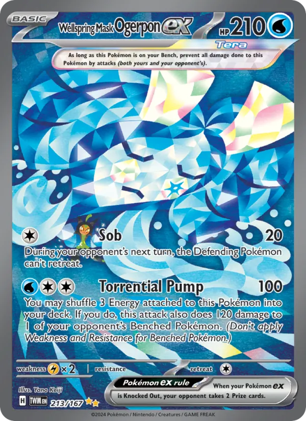Wellspring Mask Ogerpon ex (TWM 213)