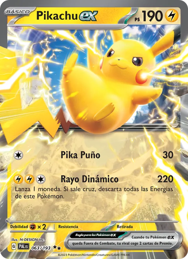 Pikachu ex (PAL 063)