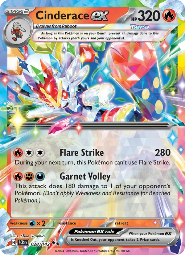 Cinderace ex (SCR 028)