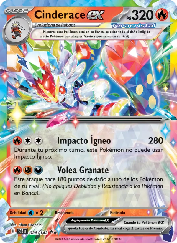 Cinderace ex (SCR 028)