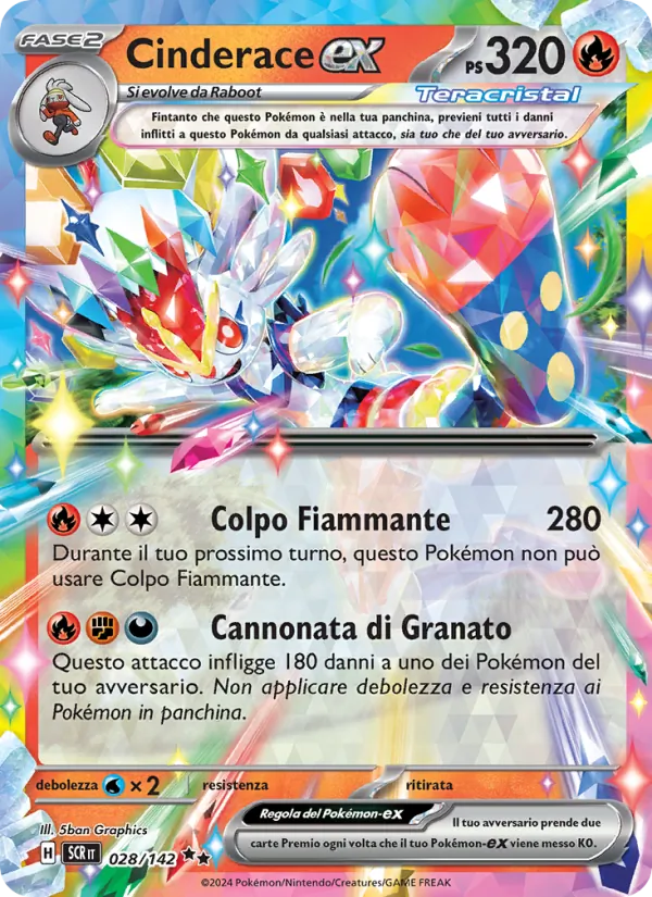 Cinderace ex (SCR 028)