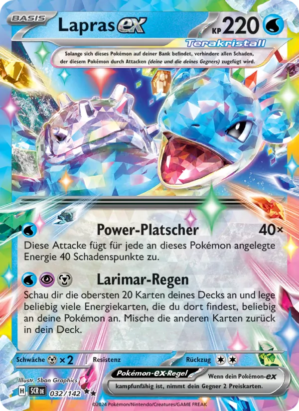 Lapras ex (SCR 032)
