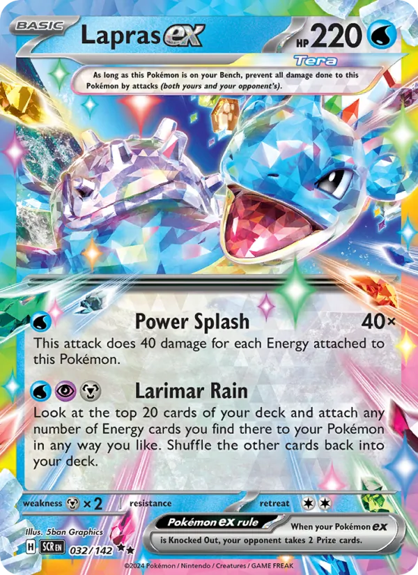 Lapras ex (SCR 032)