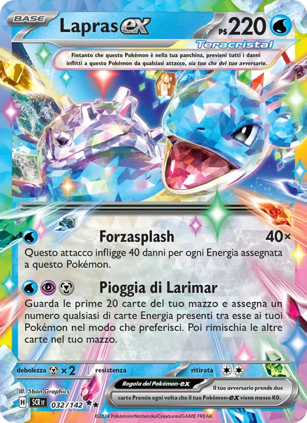 Lapras ex (SCR 032)