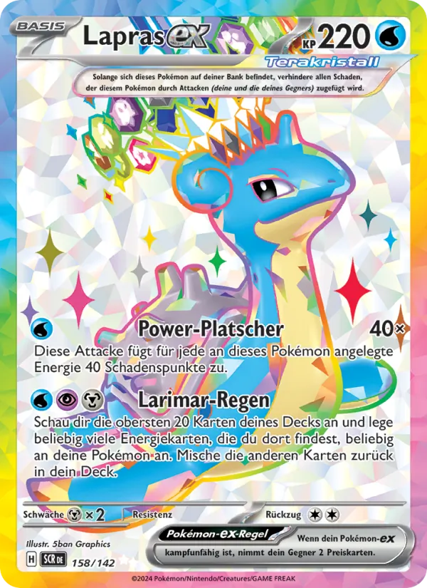 Lapras ex (SCR 158)