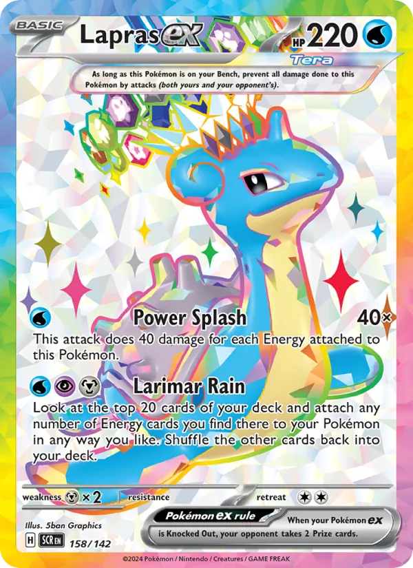 Lapras ex (SCR 158)