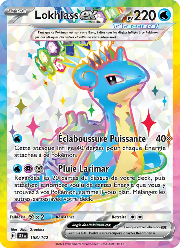 Lapras ex (SCR 158)