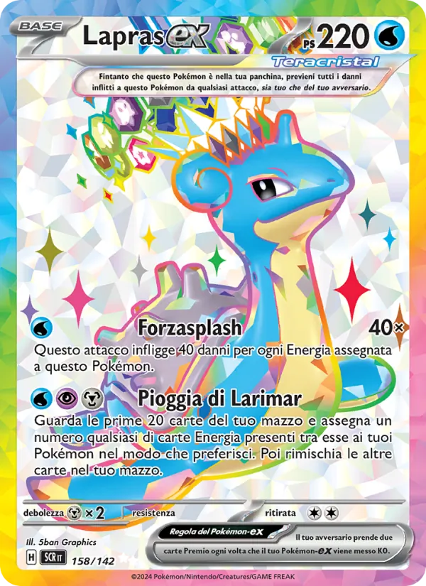 Lapras ex (SCR 158)