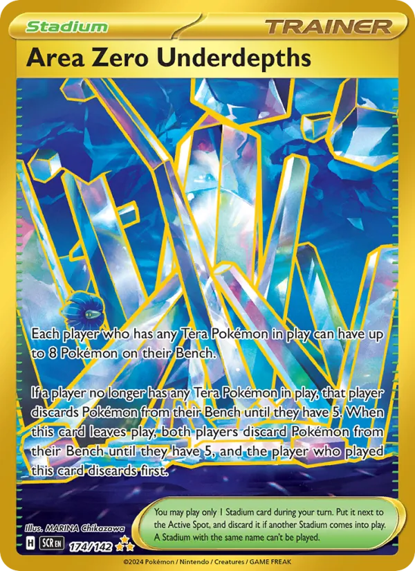 Area Zero Underdepths (SCR 174)