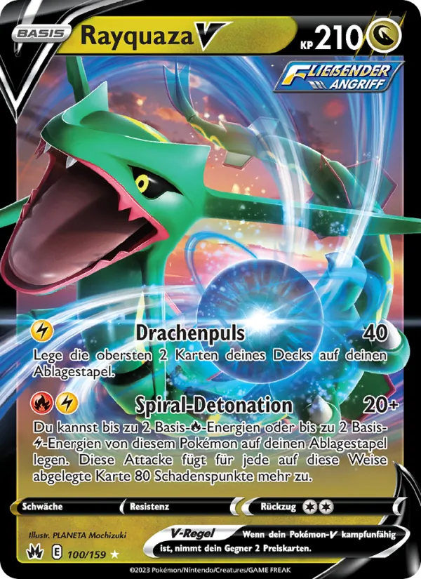 Rayquaza V (CRZ 100)